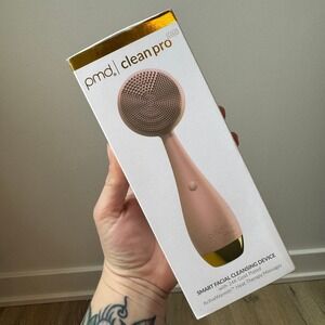 Pmd Clean Pro Smart Facial Cleansing Device 24K Gold Plated Therapy Massage NWB
